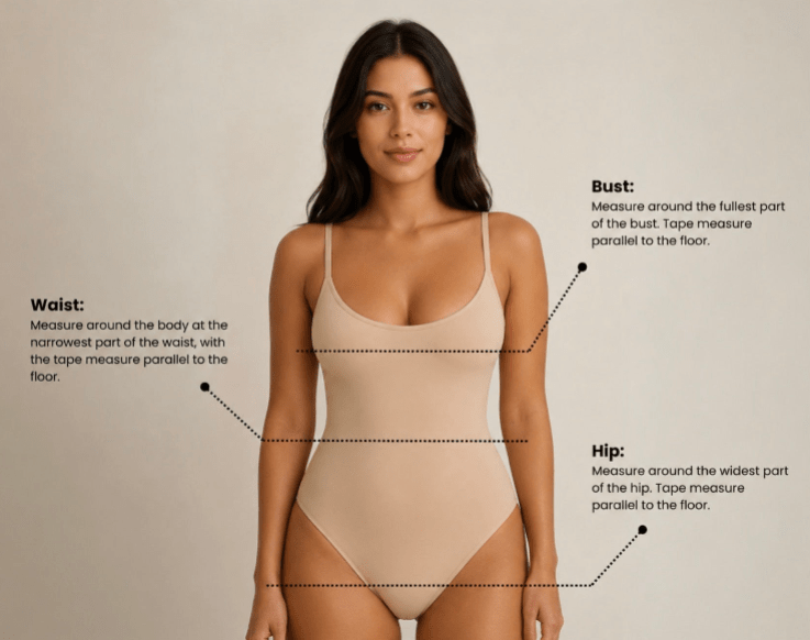 Women's Full Tummy Control Zipper Thong Jumpsuit Shapewear Brown - Sculpt Studio SA