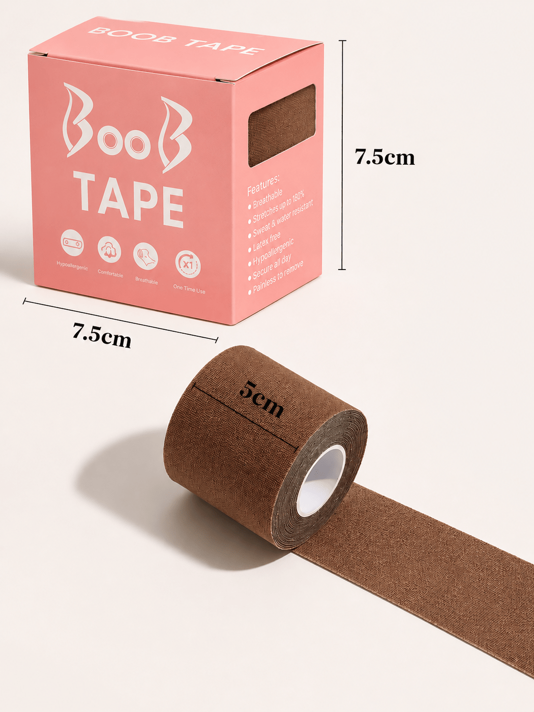 Women's Boob Tape Brown - Sculpt Studio